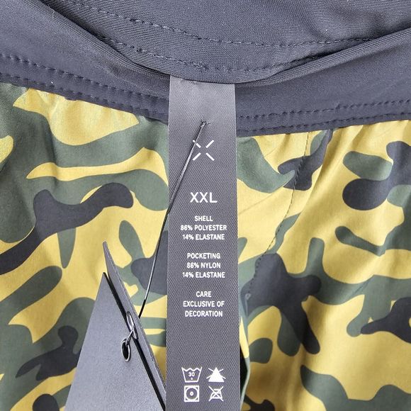TEN THOUSAND Interval Shorts Camo Mens 2XL XXL Unlined 9” Inseam New NWT - Picture 9 of 9
